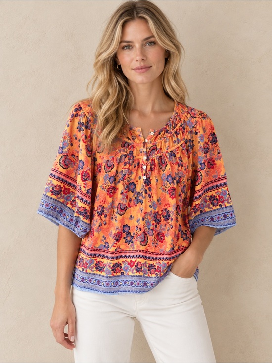 Cafe marrakesh Tops - 🎉5 for $45🎉 Cafe Marrakesh top blouse shirt size M